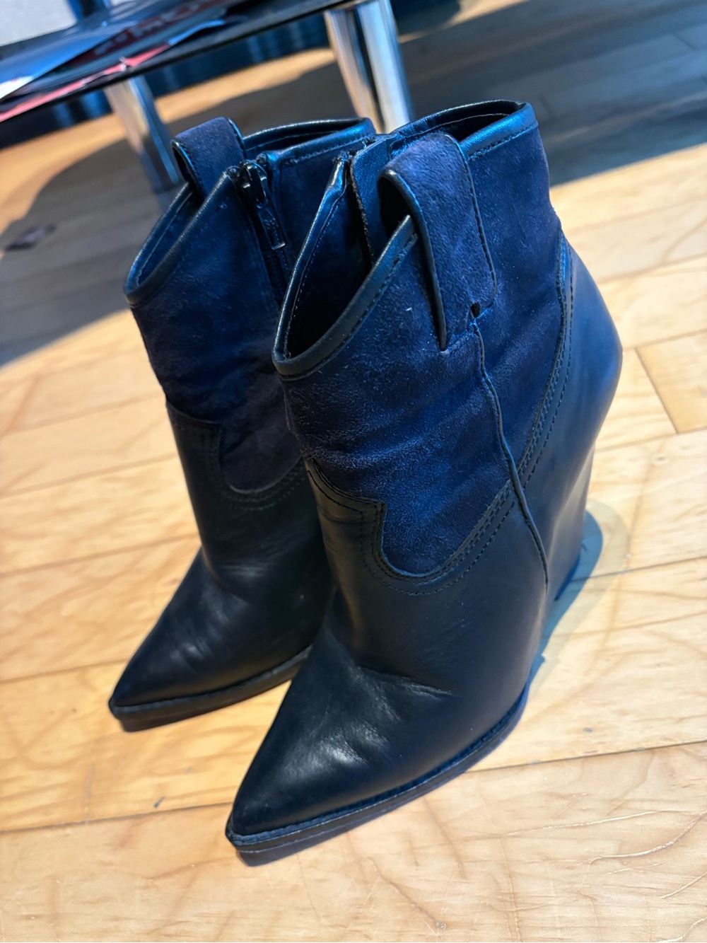 Vintage ASH wedge booties